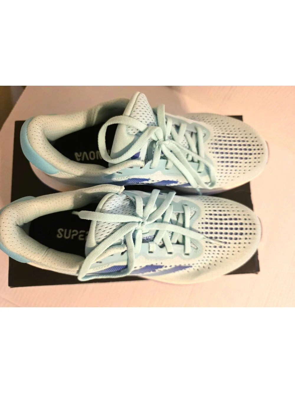 adidas Supernova Rise Womens Running Shoes Semi Flash Aqua Blue ID3595 NIB 6.5